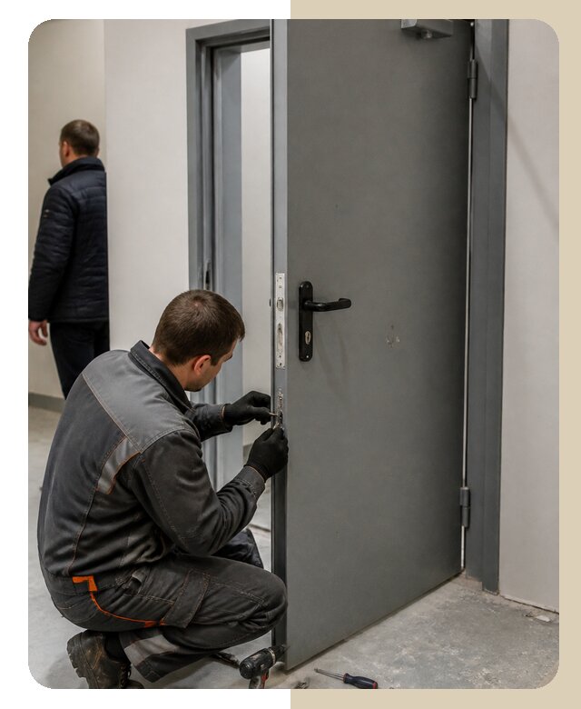 Ремонт противопожарной двери в Каменске-Шахтинском по цене 6696 р. | ДвериЛегко-Ксш